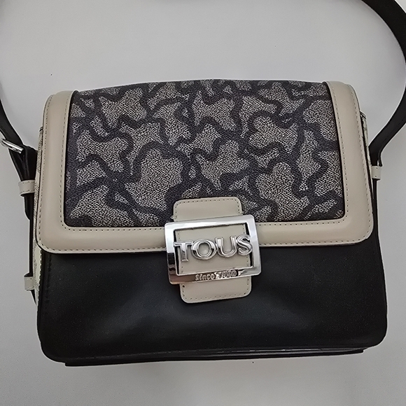 TOUS Medium Black and White Kaos Icon Crossbody bag - Picture 4 of 17
